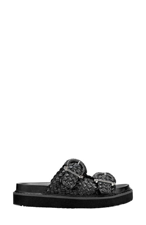 Marc Fisher Ltd Auggie Two Strap Sandal In Black