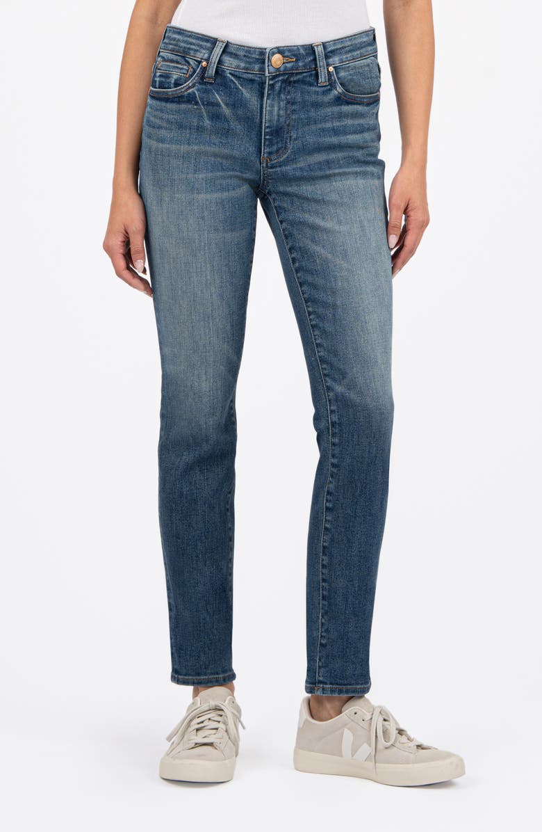 KUT from the Kloth Catherine Cuffed Boyfriend Jeans, Alternate, color, Giving