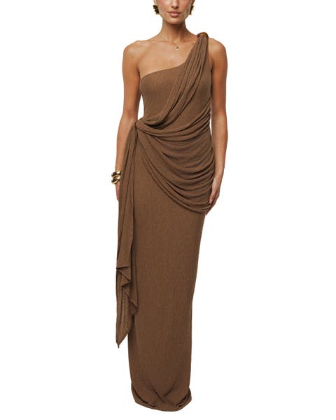 Rich Mocha Wrap Dress