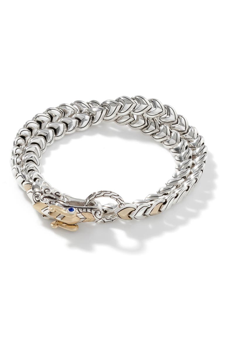 John Hardy Legends Naga Double Wrap Bracelet, Main, color, 