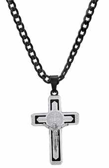 HMY JEWELRY Crucifix Pendant Necklace