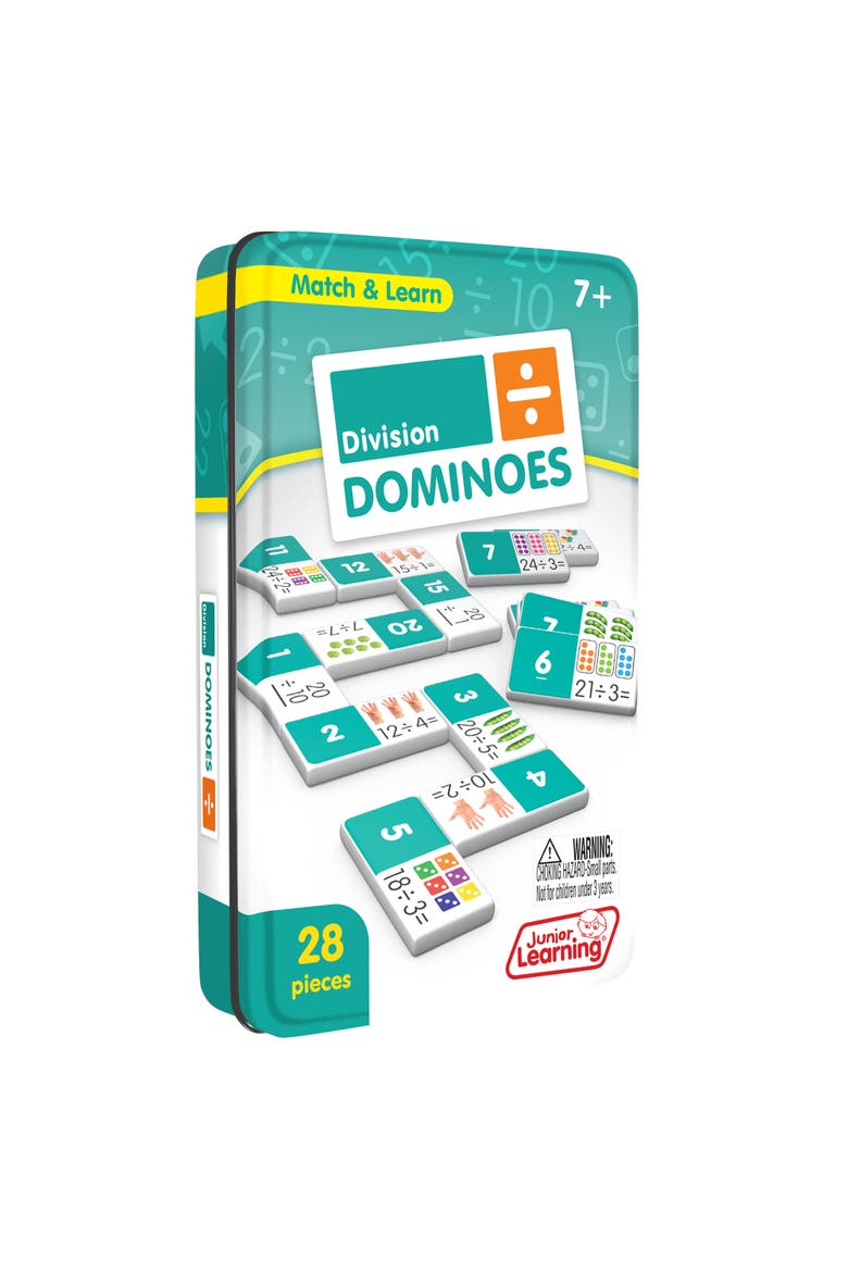 Division Match & Learn Dominoes, Main, color, Multicolored