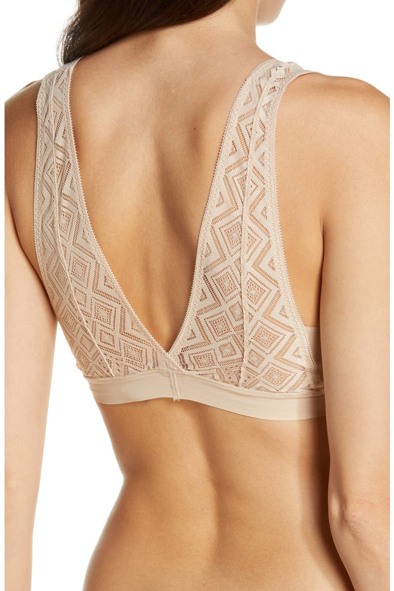 Pure Lace Bralette, Alternate, color, CASHMERE