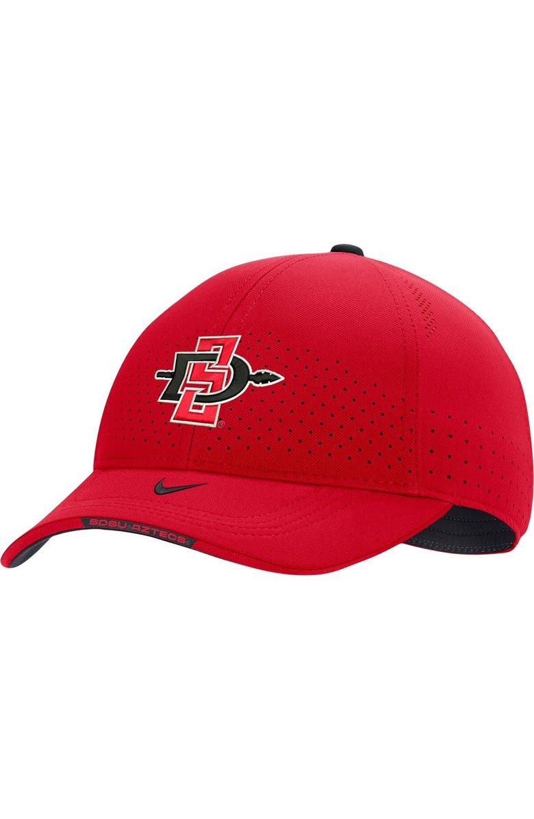 Nike Men's Nike Cardinal San Diego State Aztecs 2022 Sideline Classic99 Swoosh Performance Flex Hat, Main, color,