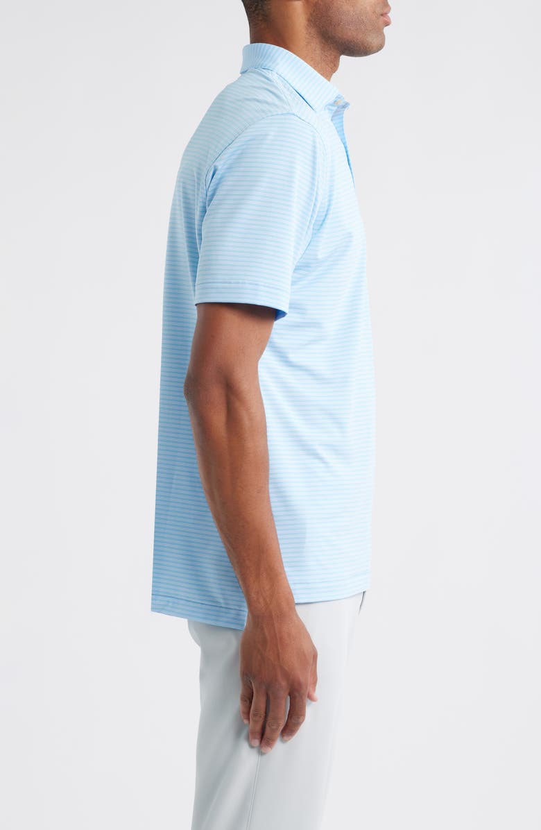 Peter Millar Culver Performance Jersey Polo, Alternate, color, Seaport Blue