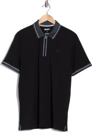DKNY SPORTSWEAR Duke Zip Polo
