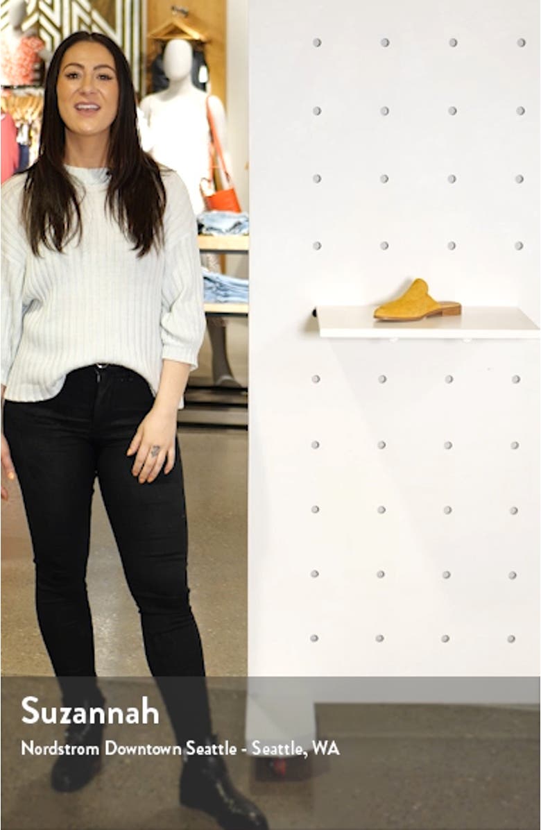 Evelyn Genuine Calf Hair Mule, sales video thumbnail