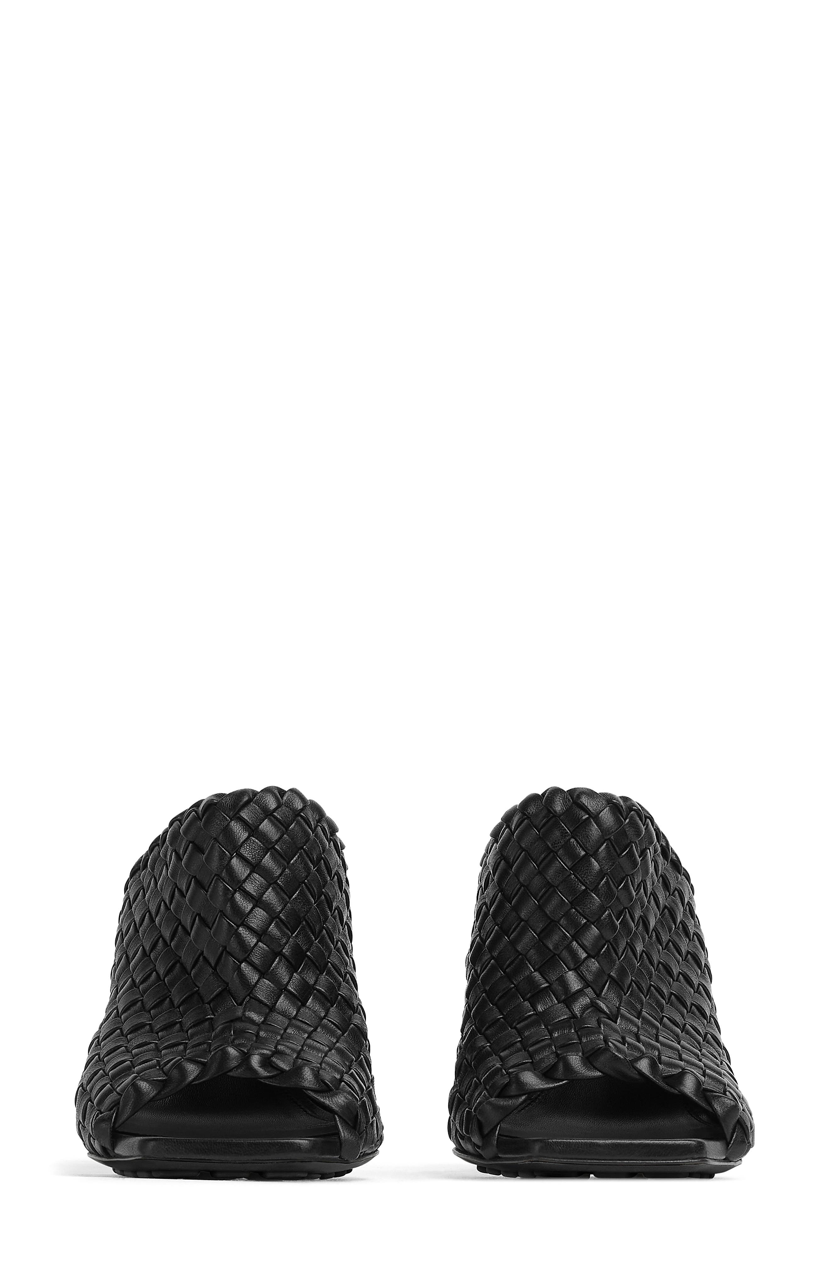 Bottega Veneta Knot Heel Intrecciato Slide Sandal, Alternate, color, 