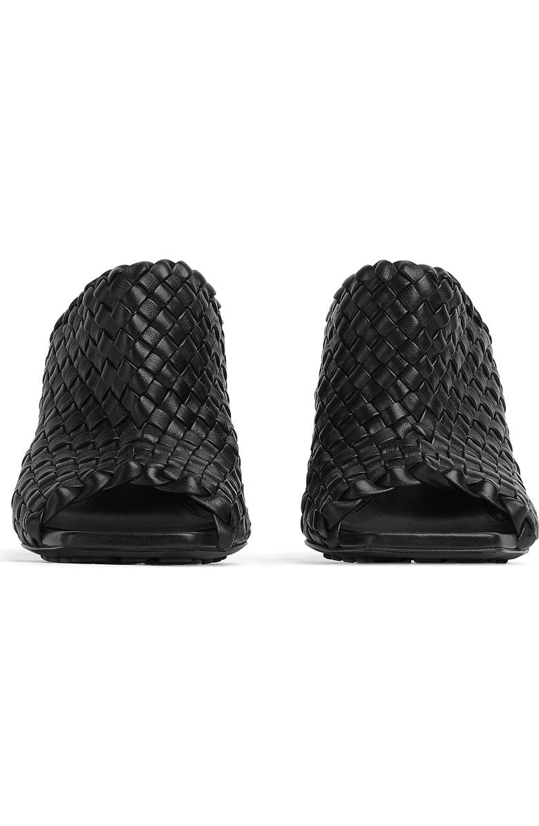 Bottega Veneta Knot Heel Intrecciato Slide Sandal, Alternate, color,