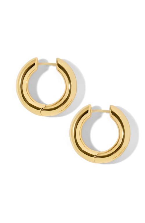 Jennifer Fisher Micro Lilly Huggie Hoop Earrings In Yellow Gold