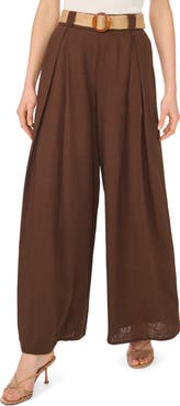 Halogen® Wide Leg Belted Pants