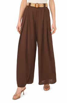Halogen® Wide Leg Belted Pants