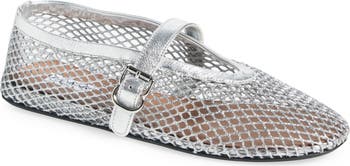 Fishnet Ballerina Flat