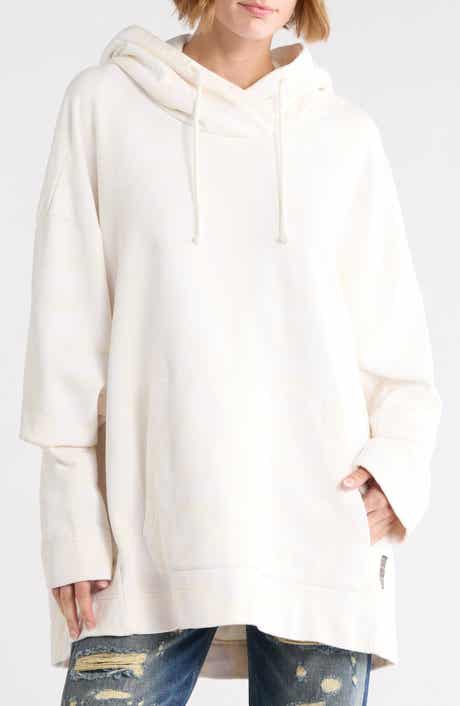 Monogram Oversize Pullover Hoodie