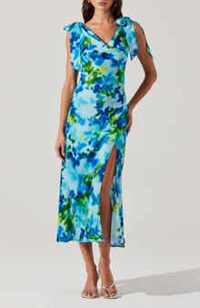 ASTR the Label Allexina Tie Shoulder Maxi Dress