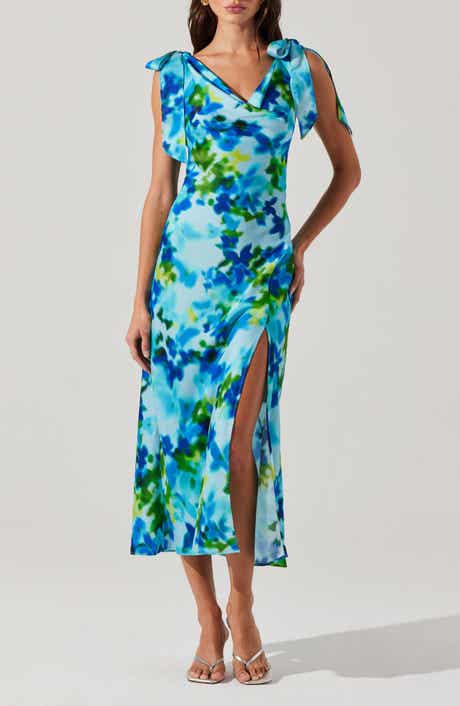 ASTR the Label Allexina Tie Shoulder Maxi Dress