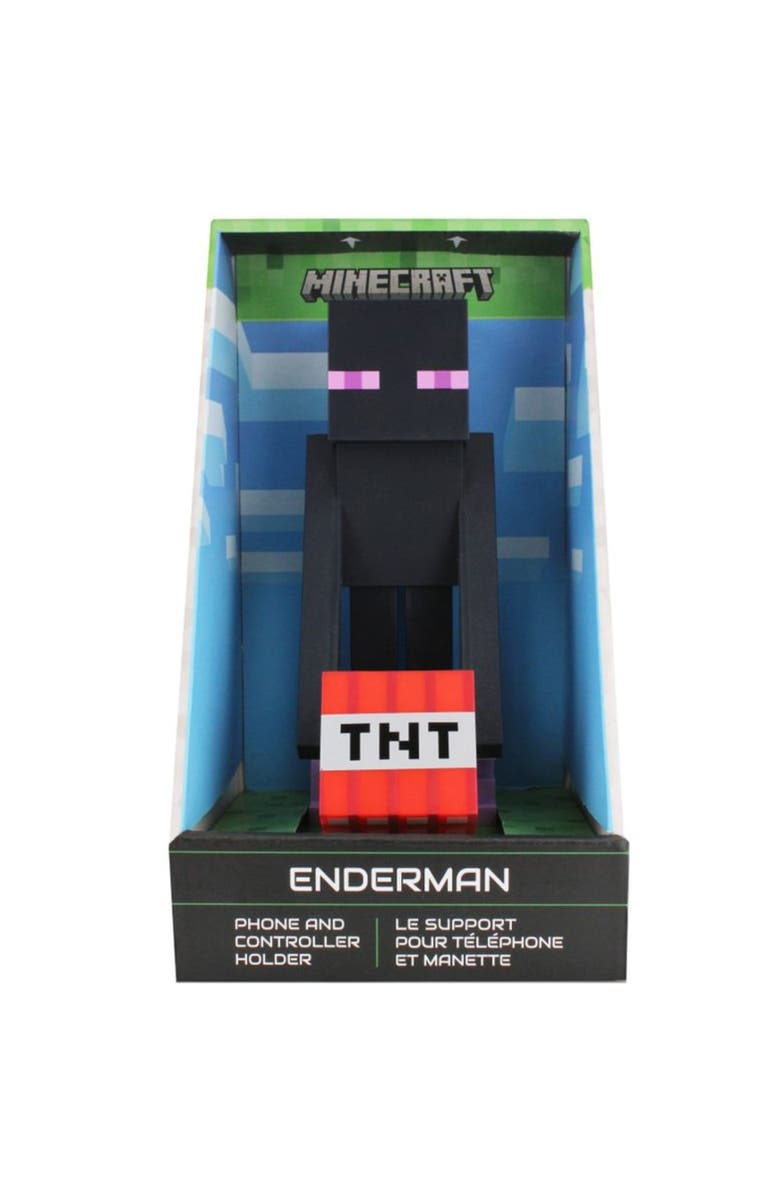 Exquisite Gaming Minecraft Enderman Cable Guys Controller and Phone Holder, Alternate, color, Multicolored