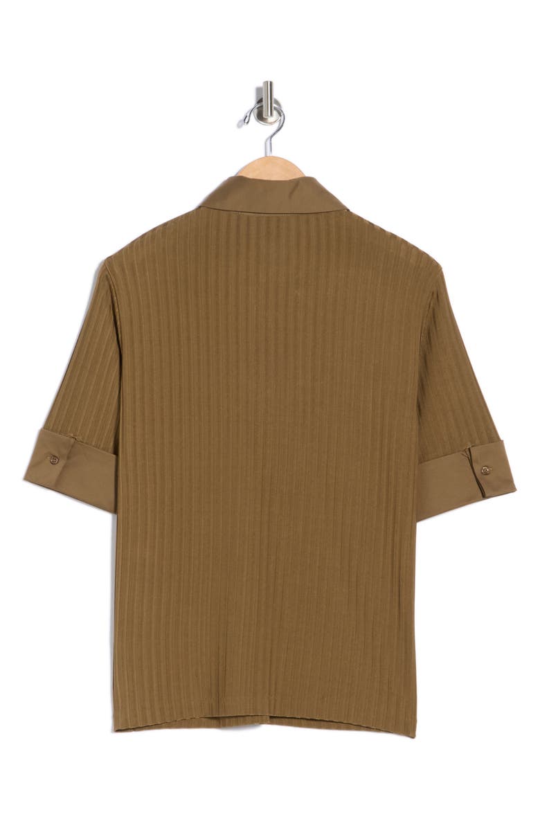 BOSS Ellera Polo, Alternate, color, Open Brown