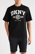 DKNY SPORTSWEAR Varsity Crest Cotton T-Shirt