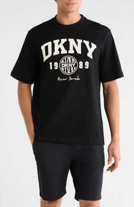 DKNY SPORTSWEAR Varsity Crest Cotton T-Shirt