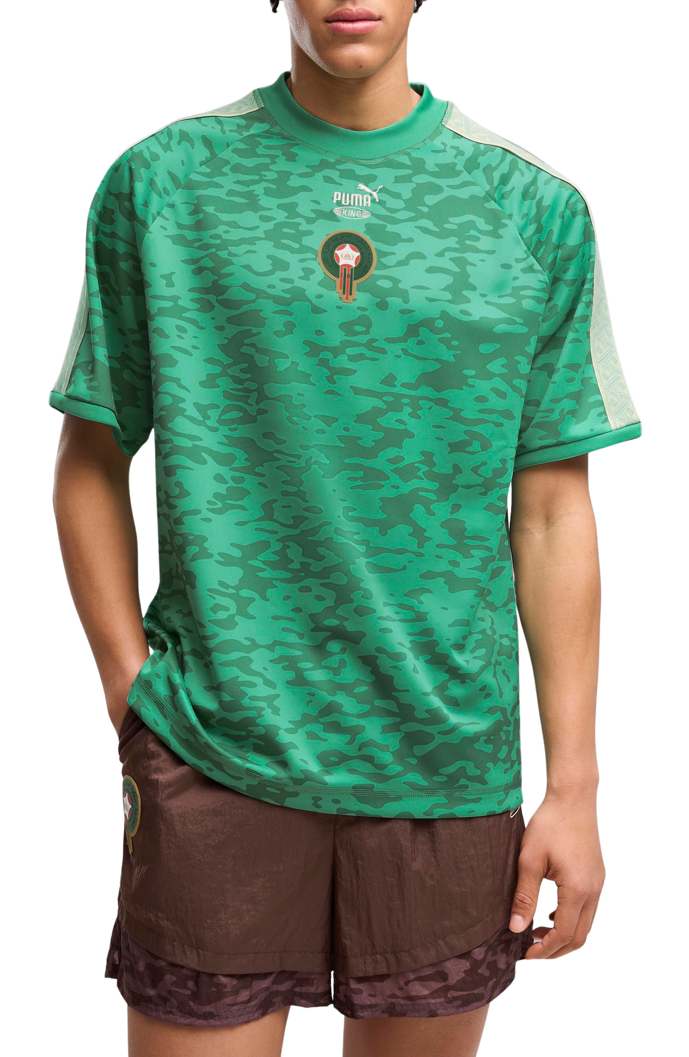 jumpone ヘキサTシャツ　エメラルドグリーン x Morocco x Salehe Bembury King Jersey (Nordstrom Exclusive) (Men