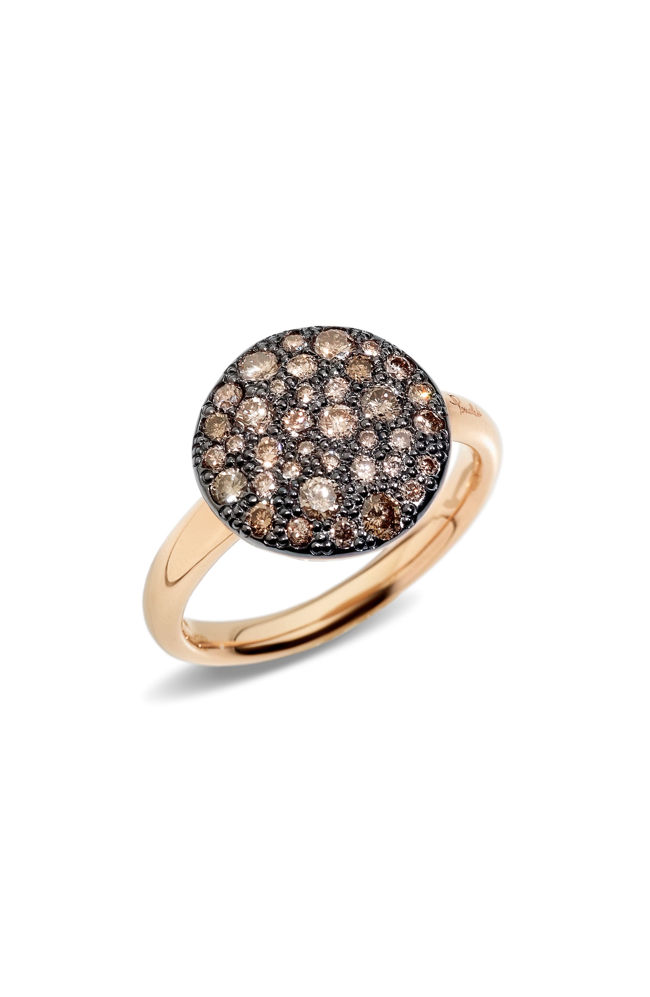 selected ROSE GOLD/ BROWN DIAMOND