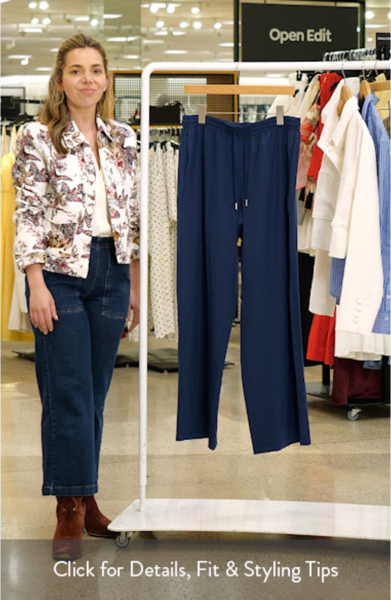 The Essential Drawstring Wide Leg Pants, sales video thumbnail
