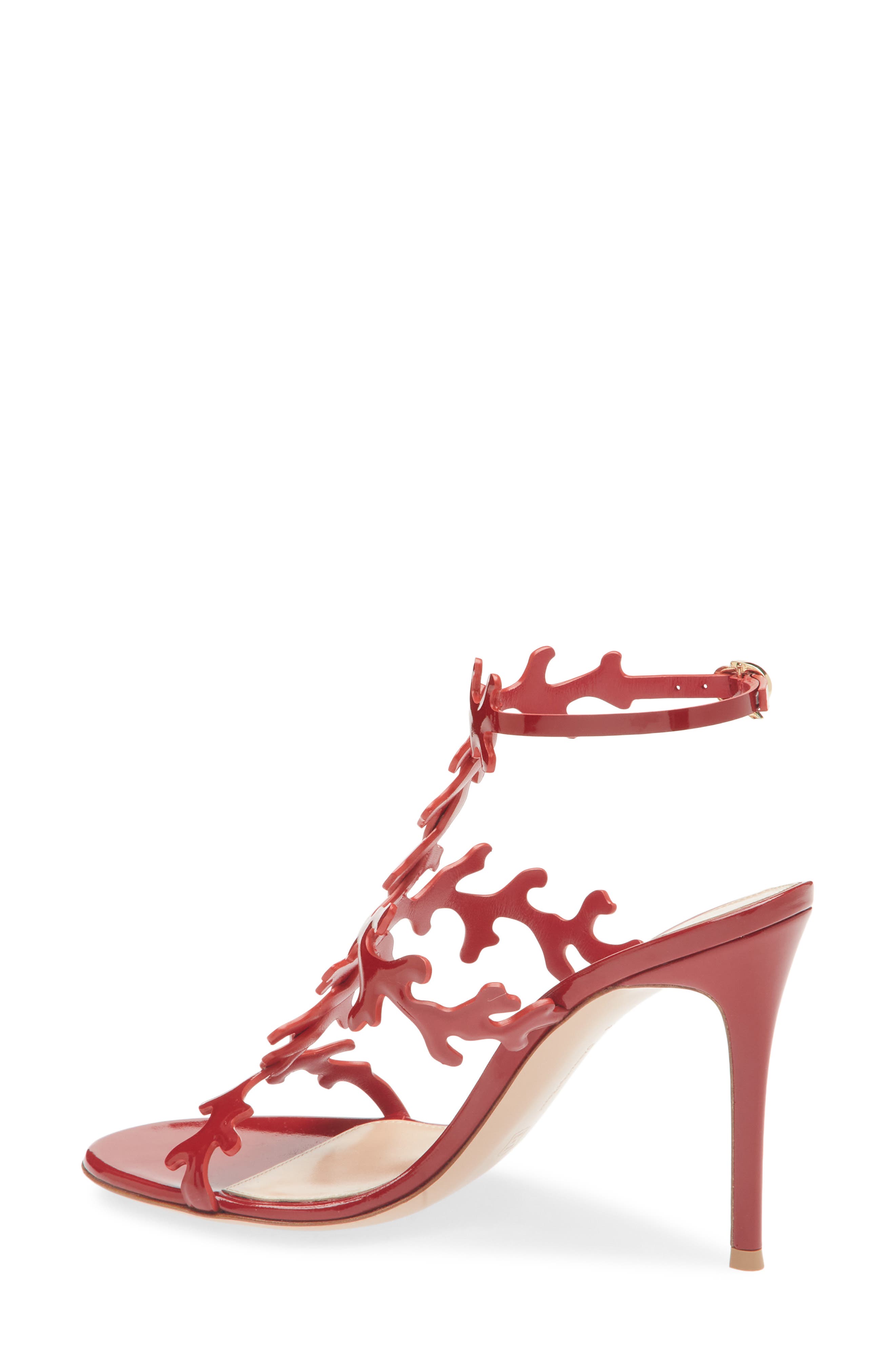 Gianvito Rossi Ocean Ankle Strap Sandal, Alternate, color, Rouge