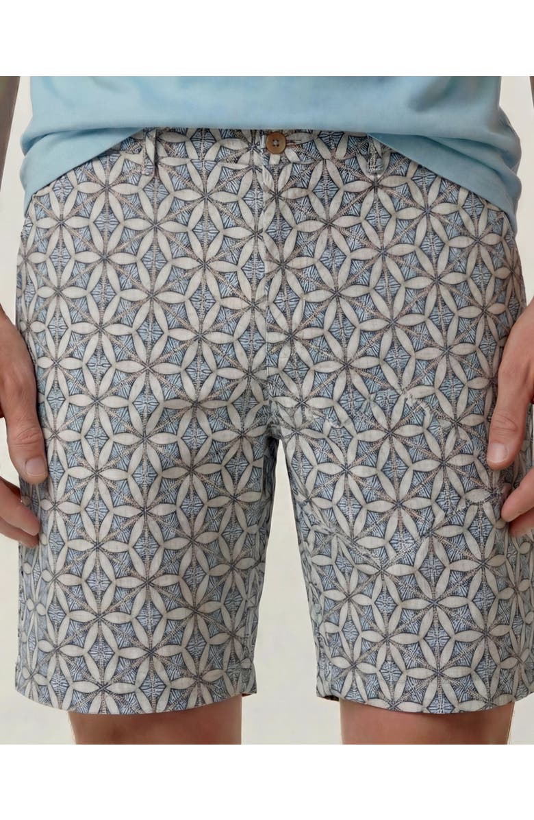 Lords of Harlech Tribal Mens Flat Front Short, Alternate, color, Tribal Natural