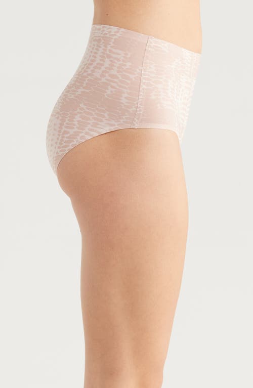 Chantelle Lingerie Soft Stretch High Waist Briefs In Light Snake Print