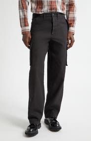 Burberry Cyrus Cotton Twill Straight Leg Cargo Pants