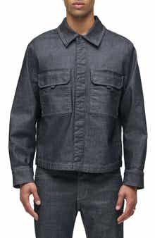 Hudson Jeans Coated Button-Up Shirt