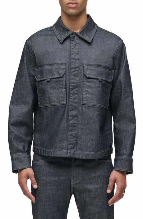 Hudson Jeans Coated Button-Up Shirt