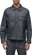 Hudson Jeans Coated Button-Up Shirt