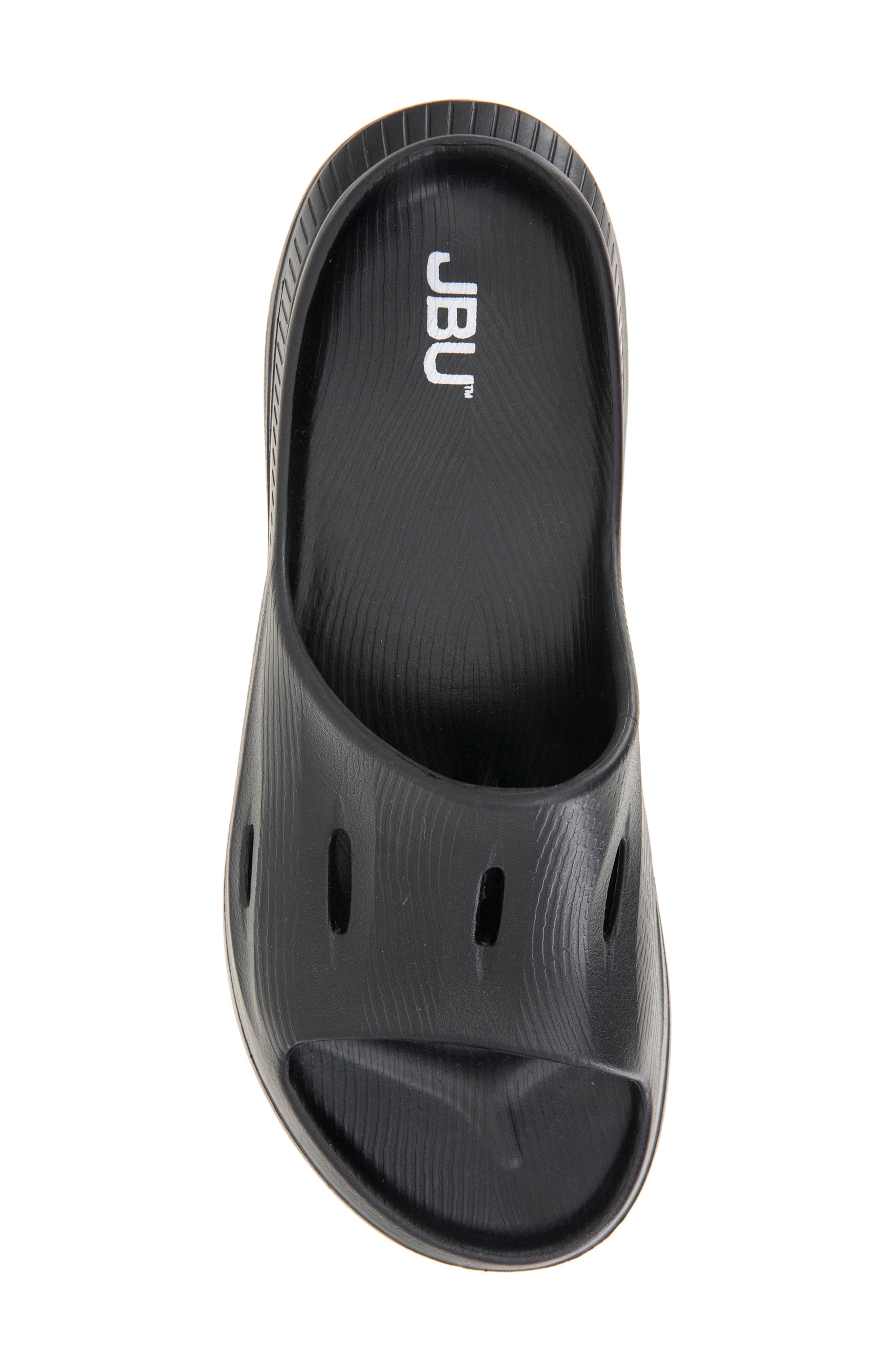 JBU Pillow Recovery Slide Sandal, Alternate, color, Black