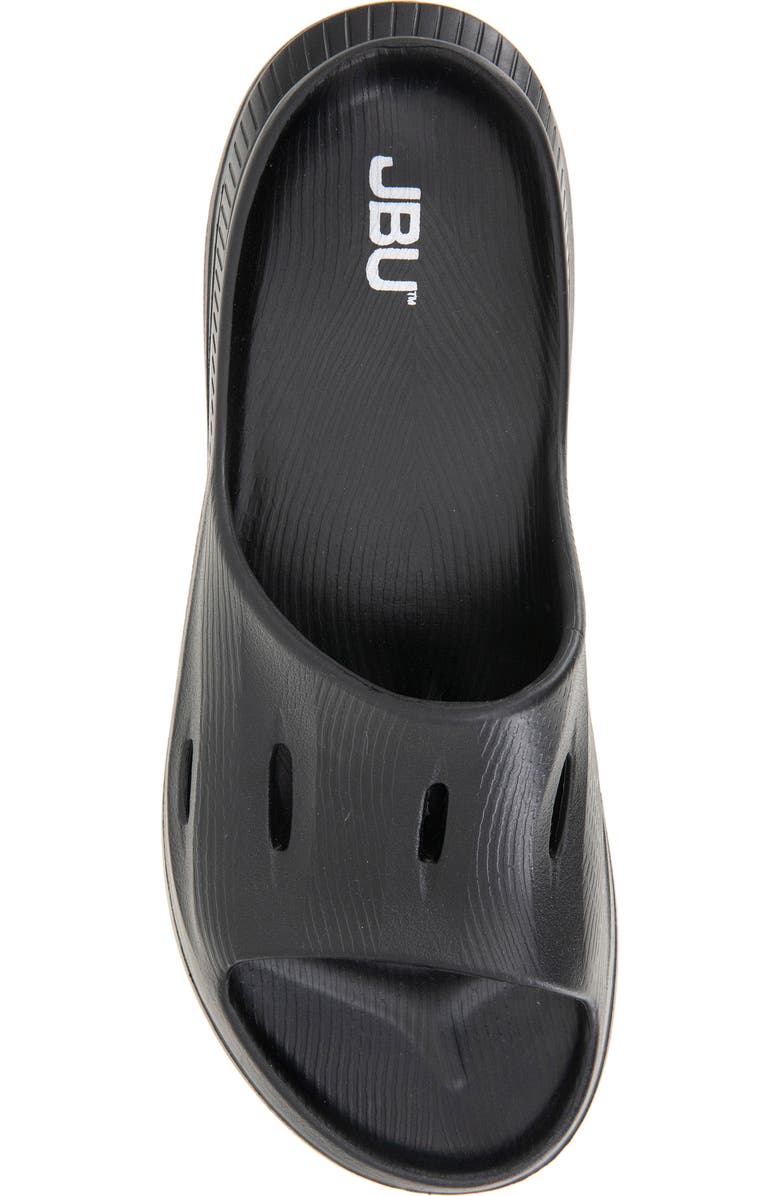 JBU Pillow Recovery Slide Sandal, Alternate, color, Black