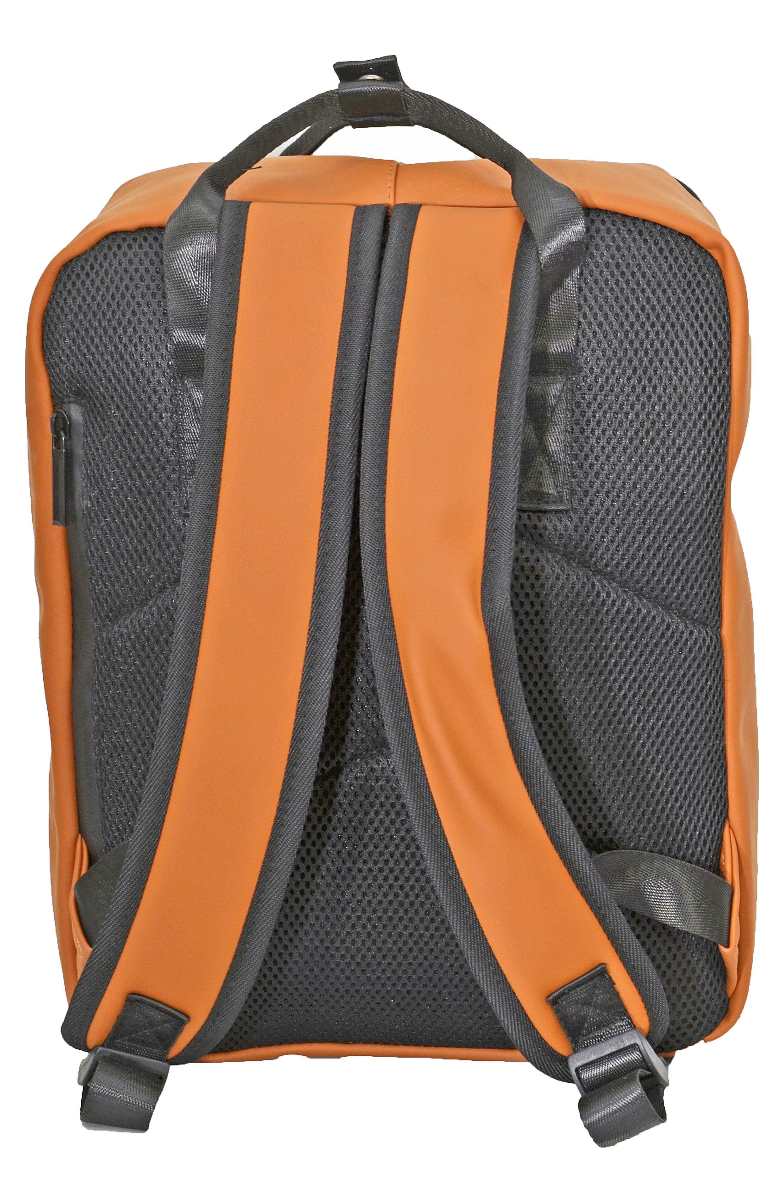 Rubberized Computer Backpack, Alternate, color, SEDONA