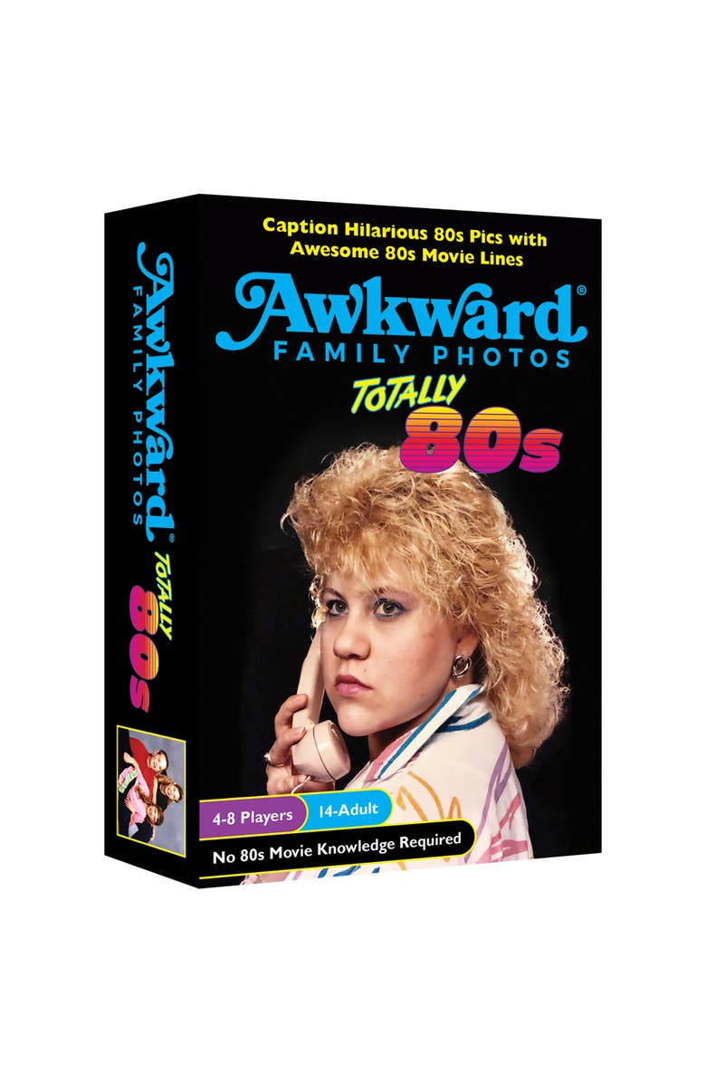 ALL THINGS EQUAL Awkward Family Photos Totally 80S Party Game, Ages 13+, Main, color, Multicolored