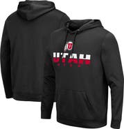 COLOSSEUM Men's Colosseum Black Utah Utes Lantern Pullover Hoodie