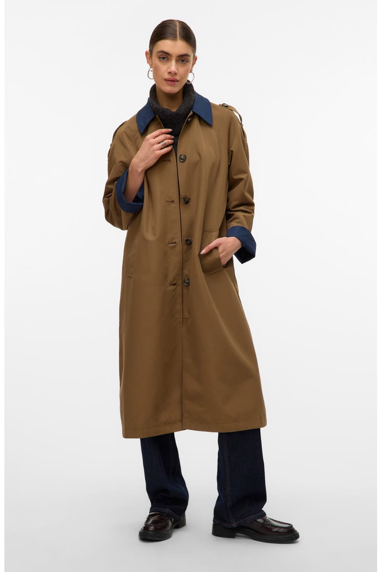 Lucia Maria Water Resistant Coat, Alternate, color, CUB DETAIL NAVY BLAZ