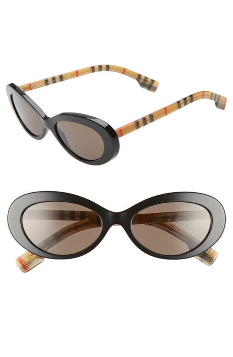 54mm Oval Sunglasses