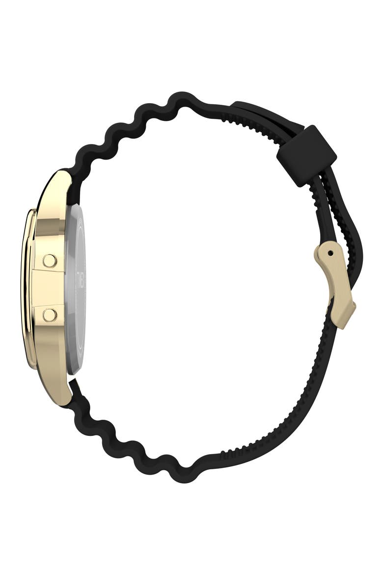 T80 Digital Resin Band Watch, 34mm, Alternate, color, GOLD/ GREY/ BLACK