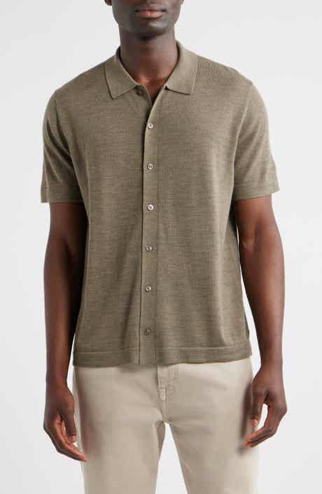 Nordstrom Short Sleeve Button Front Cardigan