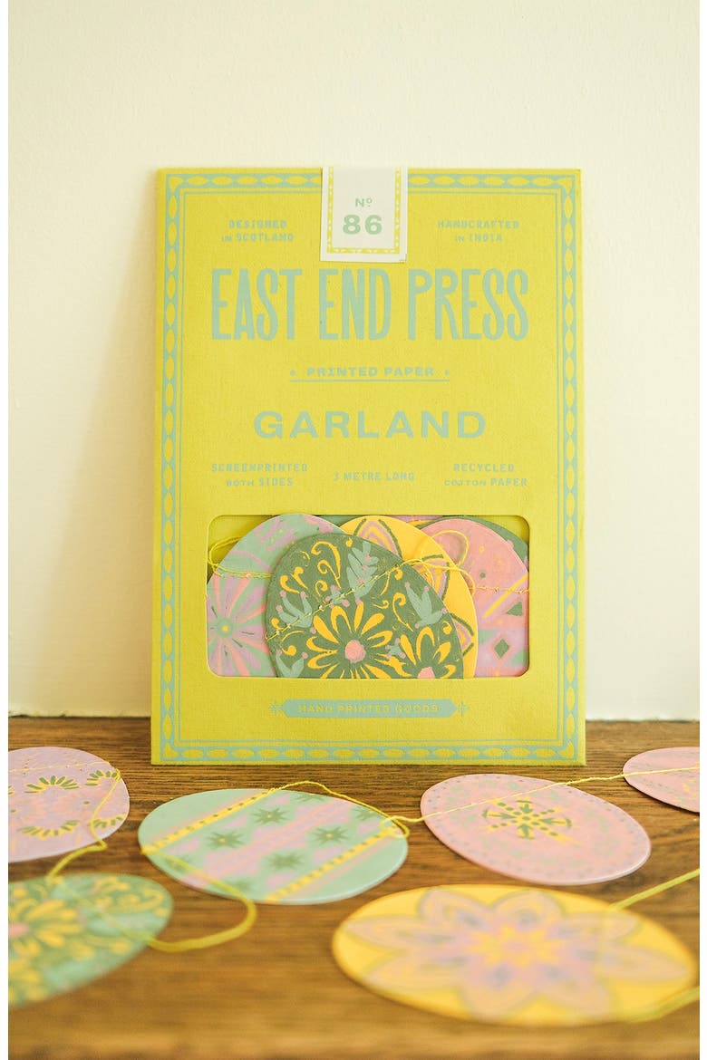 No. 87 Egg Hunt Garland, Alternate, color, NO COLOR