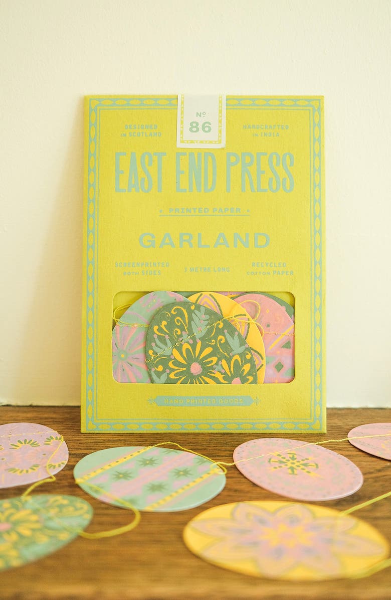 East End Press No. 87 Egg Hunt Garland, Alternate, color, 