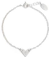 Nashelle Initial Heart Bracelet