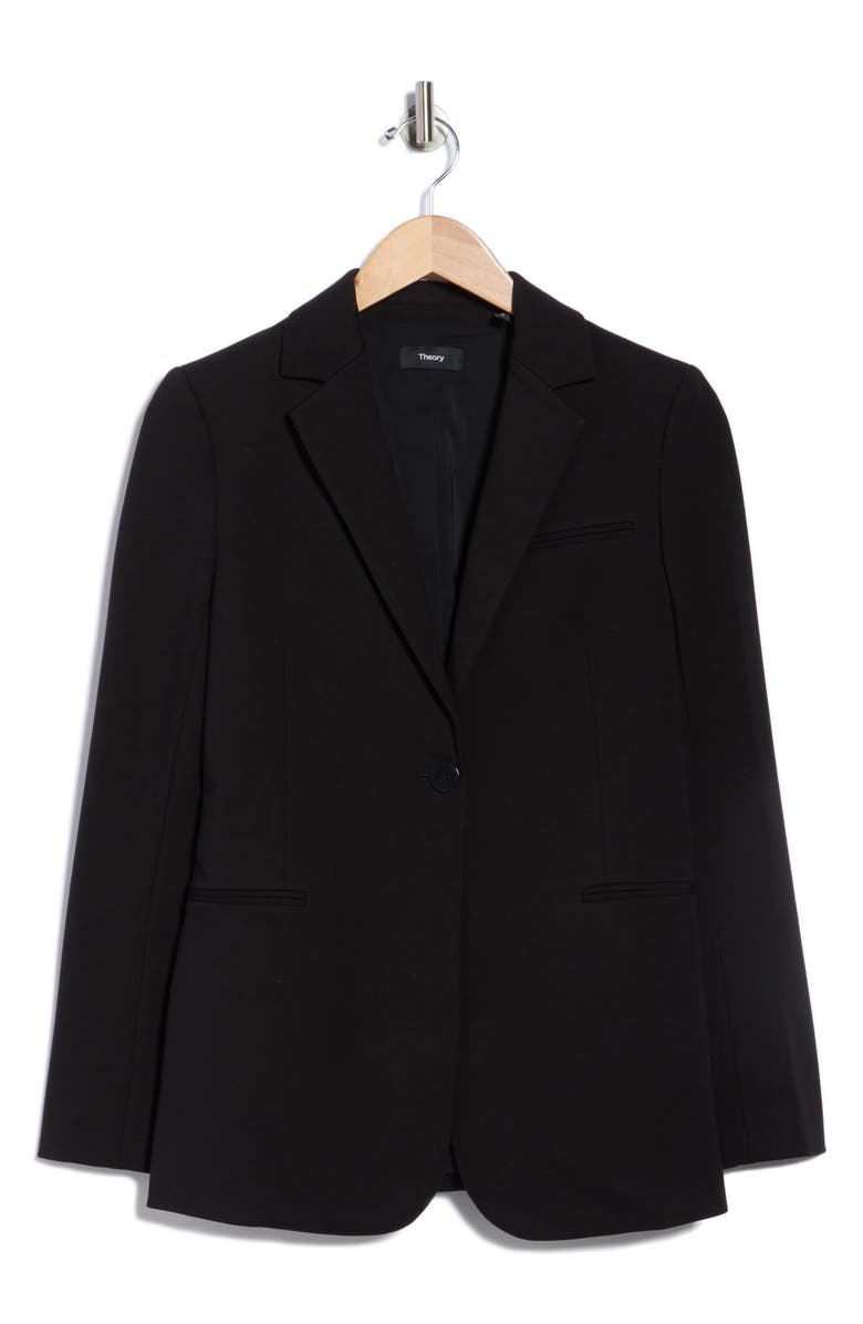 Theory Classic Slim Blazer, Alternate, color, Black