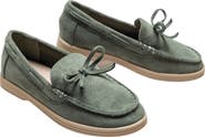 MOUSTACHE Suede Moccasin Loafers