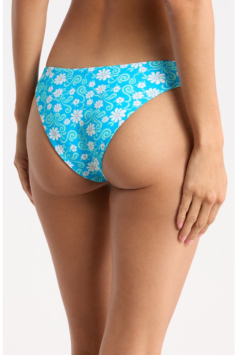Nocturnal Floral Print Swim Briefs, Alternate, color, POOLSIDE