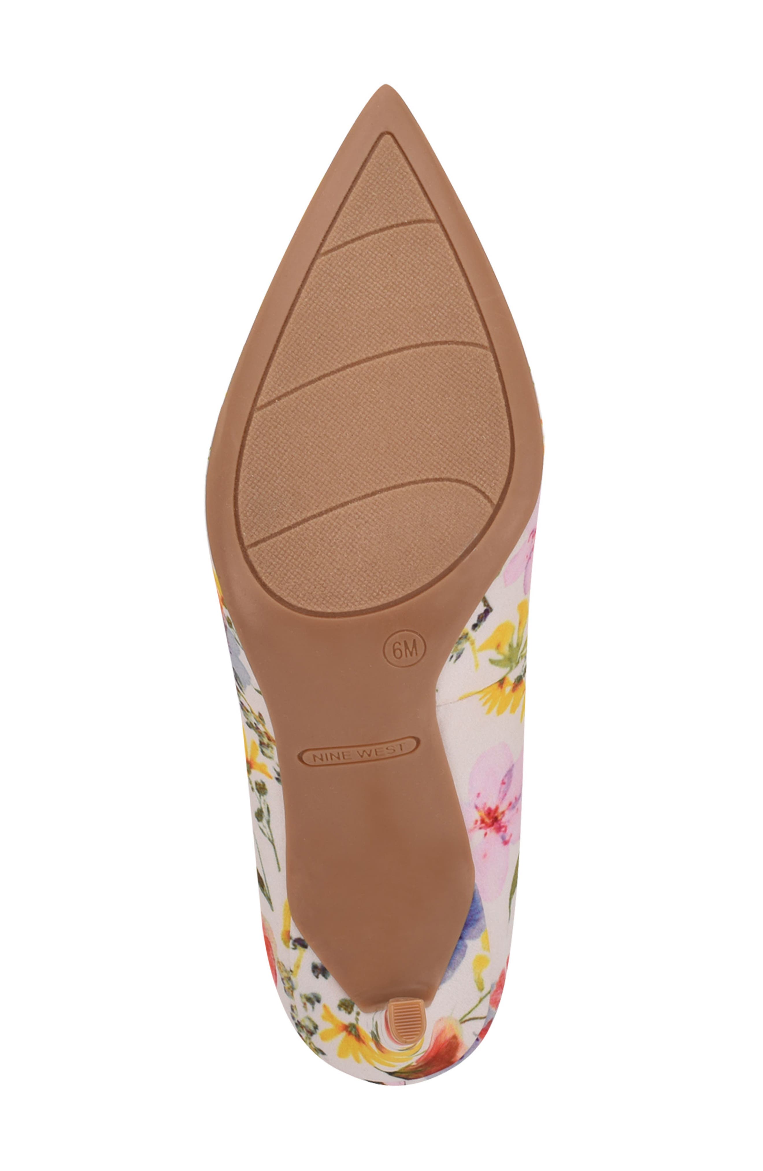 Etta Pointed Toe Pump, Alternate, color, WHITE FLORAL